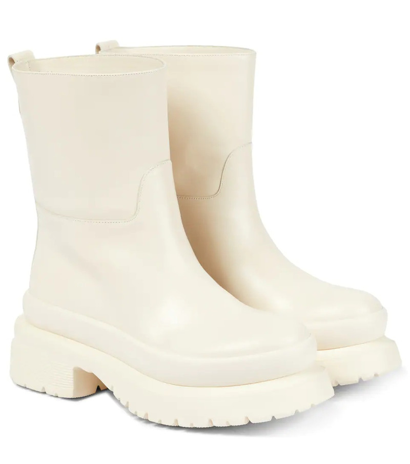 Roman Stud leather ankle boots - 1