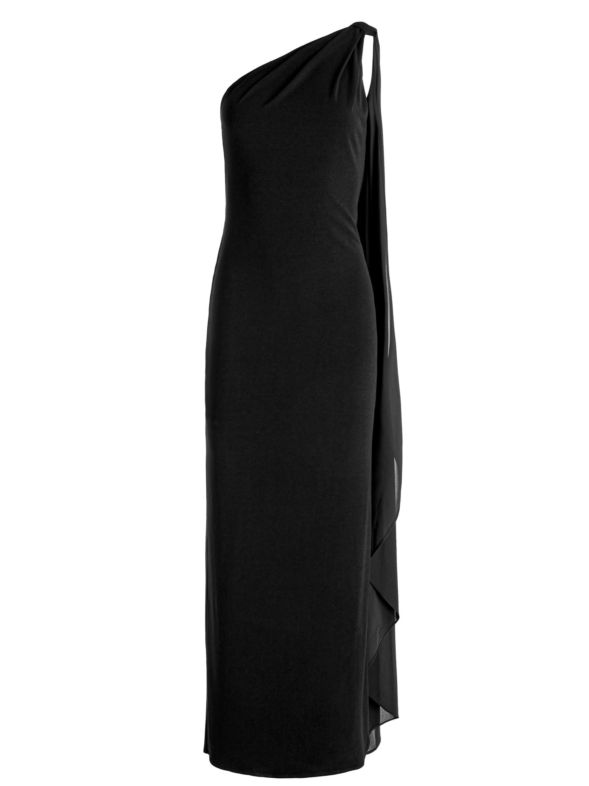 ANJA ONE SHOULDER DRAPED MAXI DRESS - 1