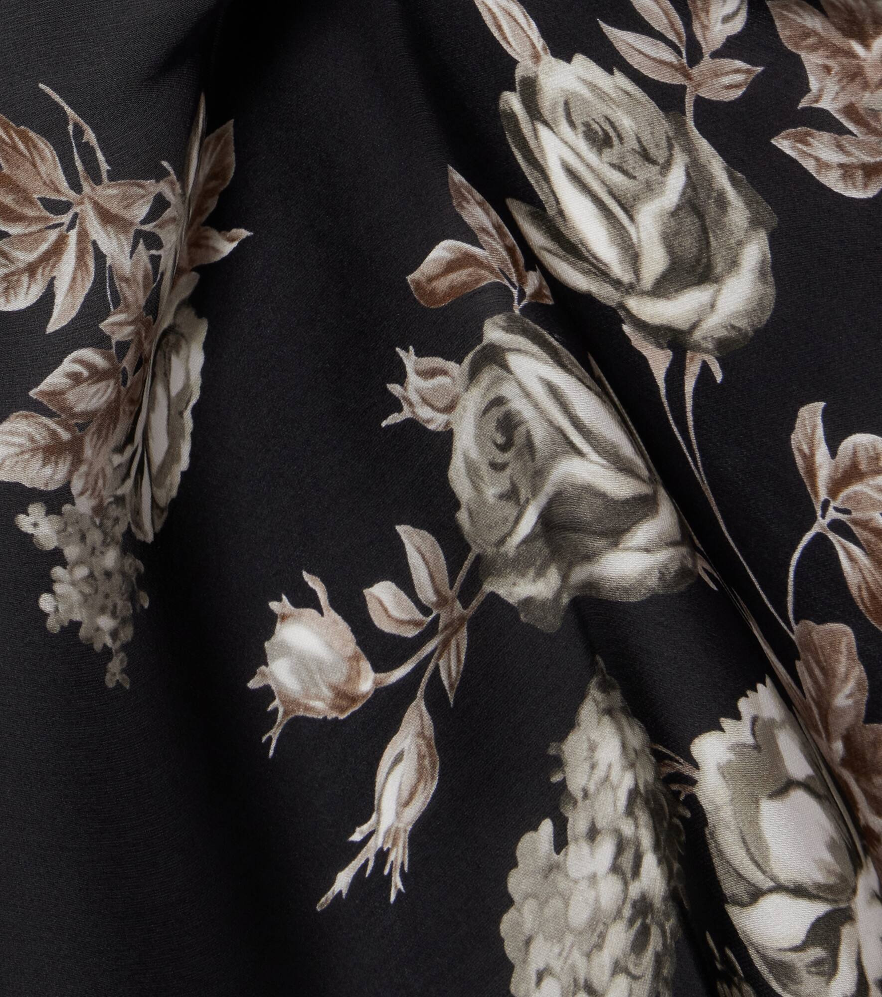 Floral silk scarf - 4