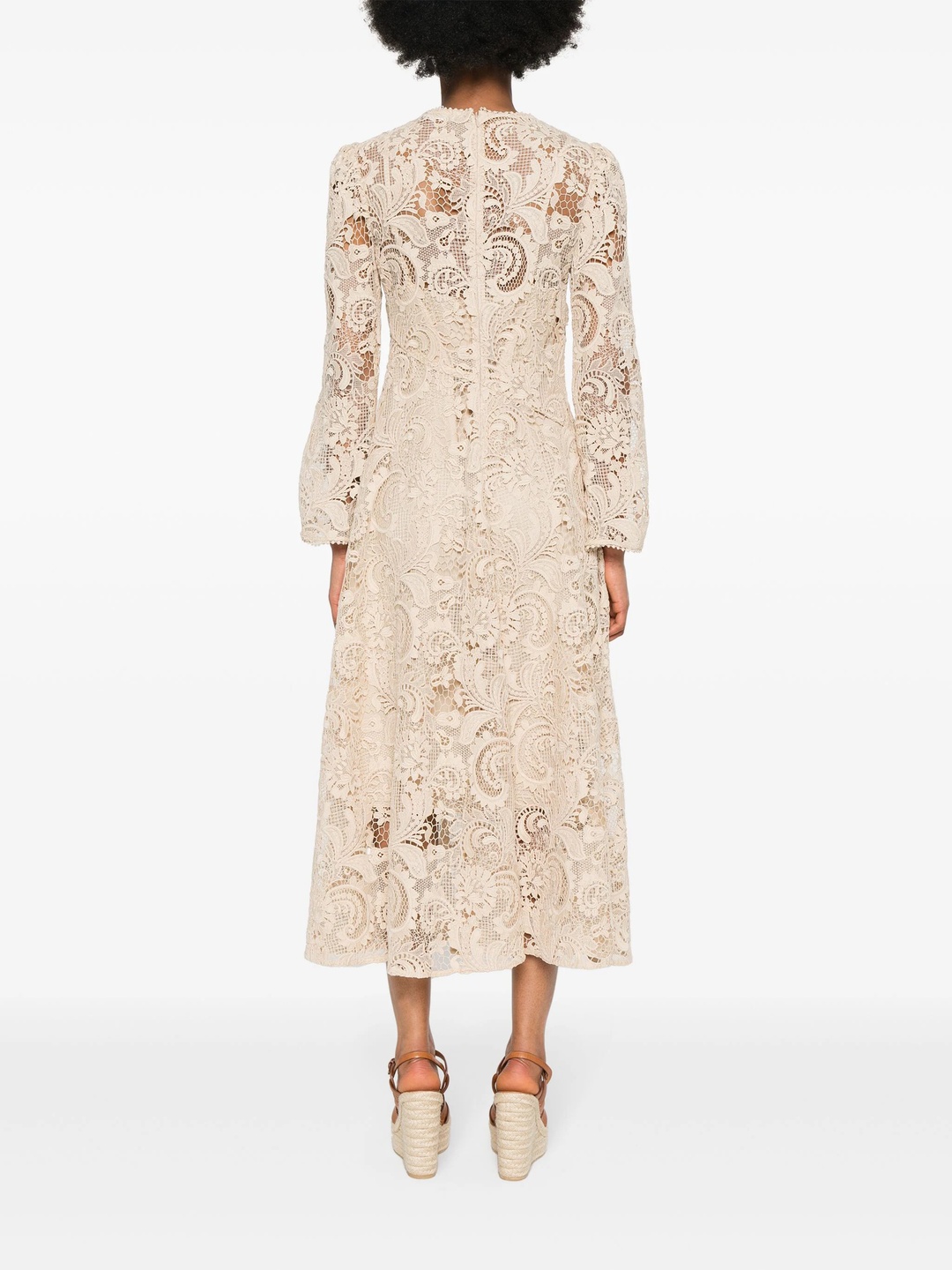 Waverly Lace Midi Dress - 4