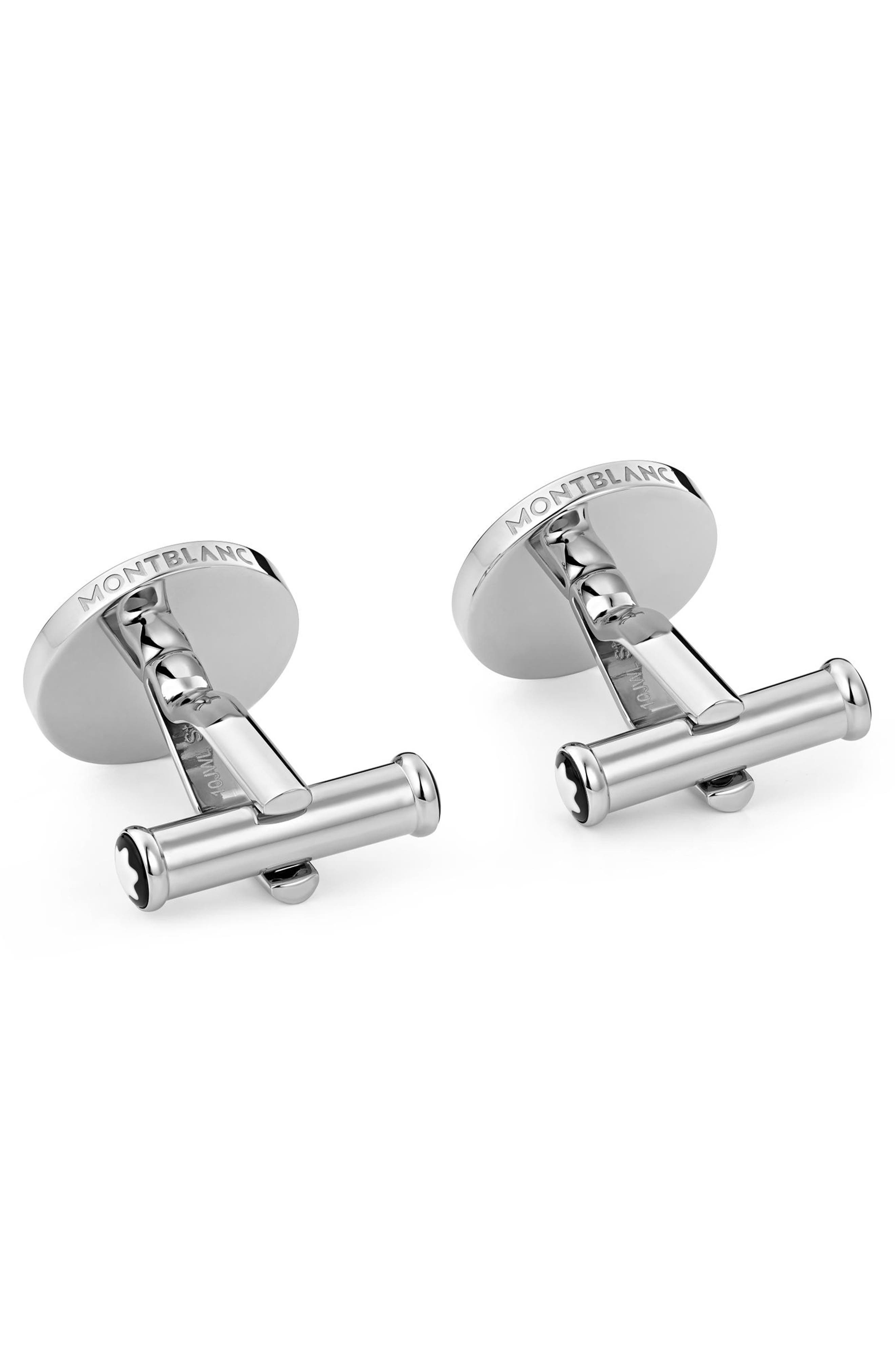 Snowcap Stainless Steel Cuff Links - 2