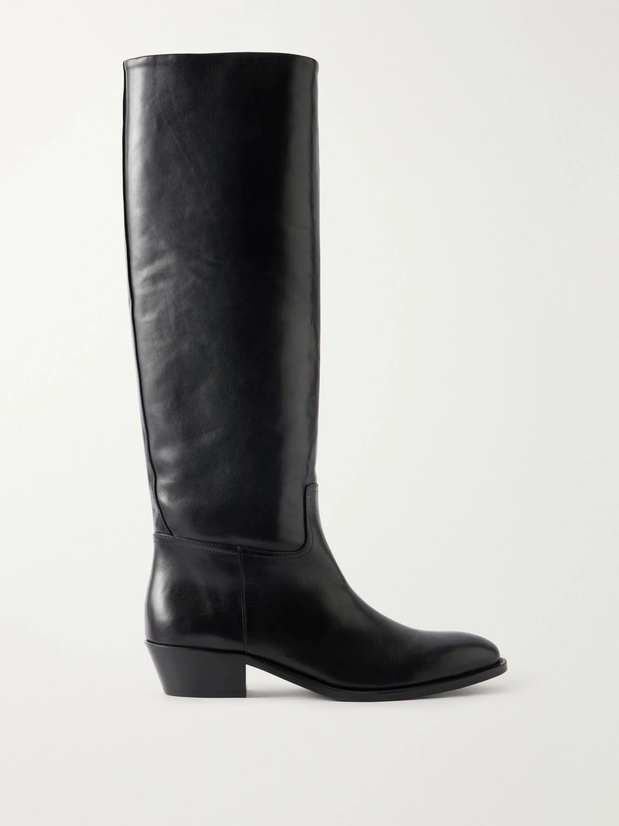 Den 35 Leather Knee Boots - 1