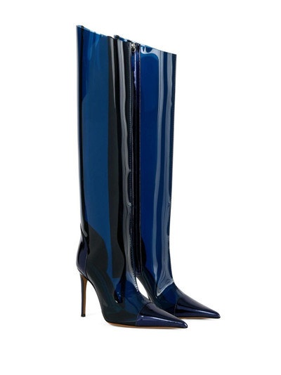 ALEXANDRE VAUTHIER 105mm iridescent leather boots outlook