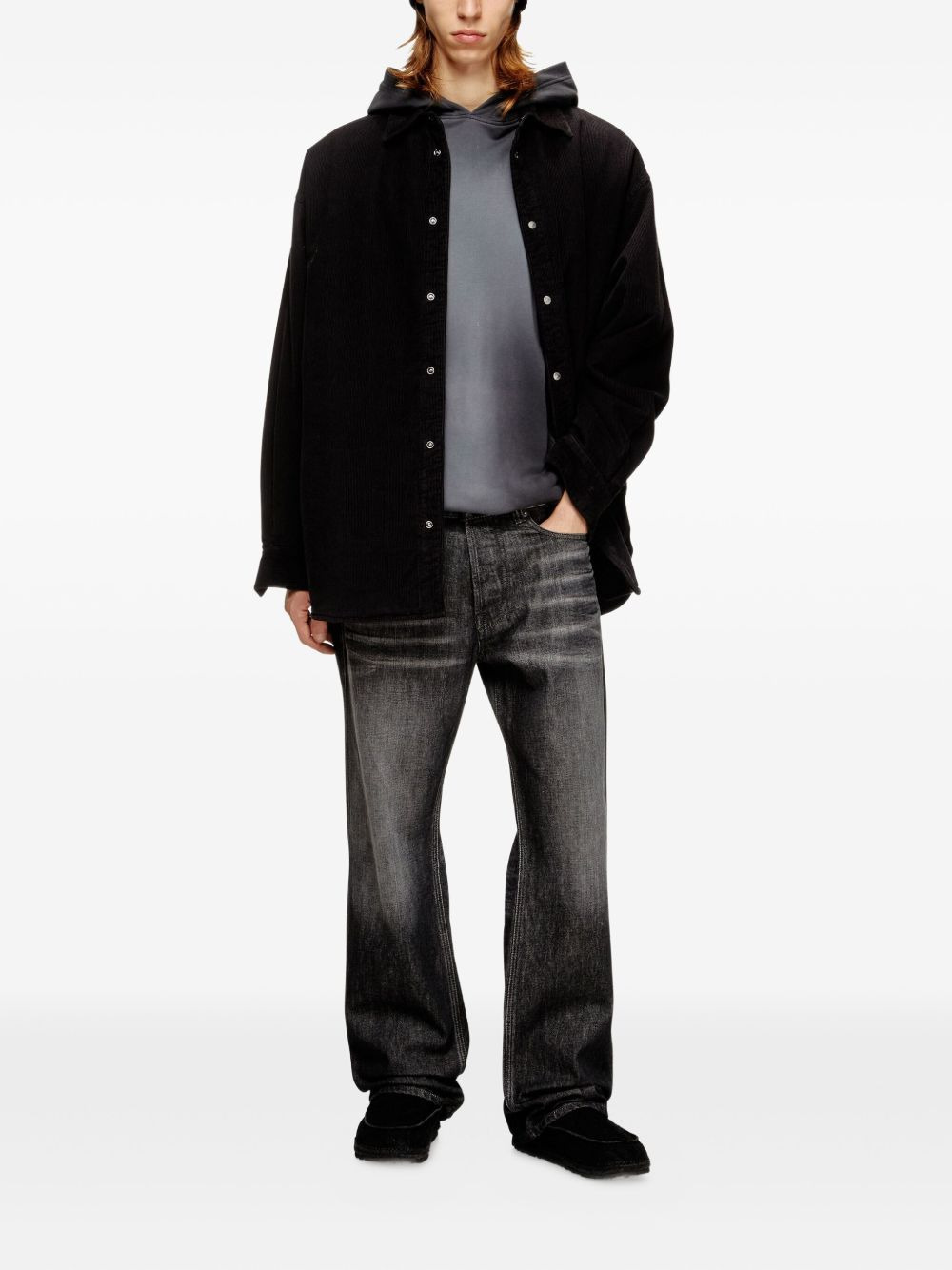 corduroy long-sleeve shirt - 2