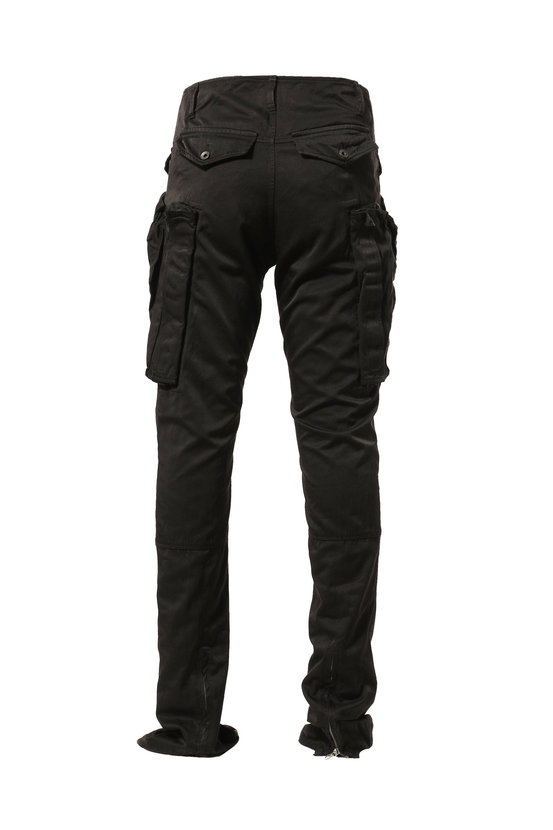 VIRTICAL GASMASK CARGO PANTS / BLK - 2