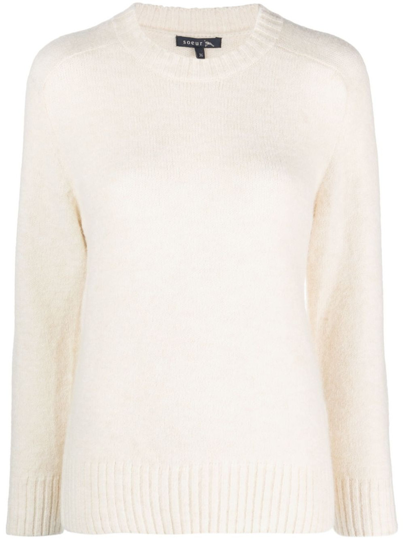 crew-neck long-sleeve jumper 1