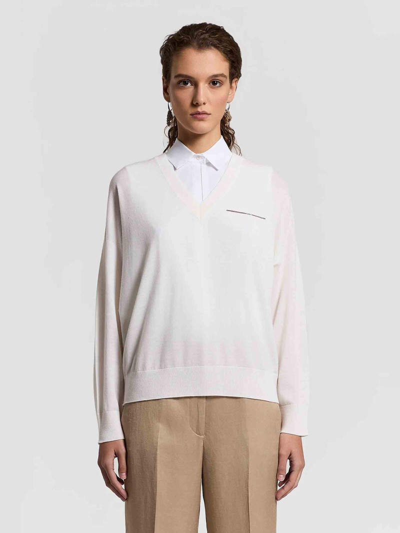 PESERICO WOOL KNIT SWEATER outlook