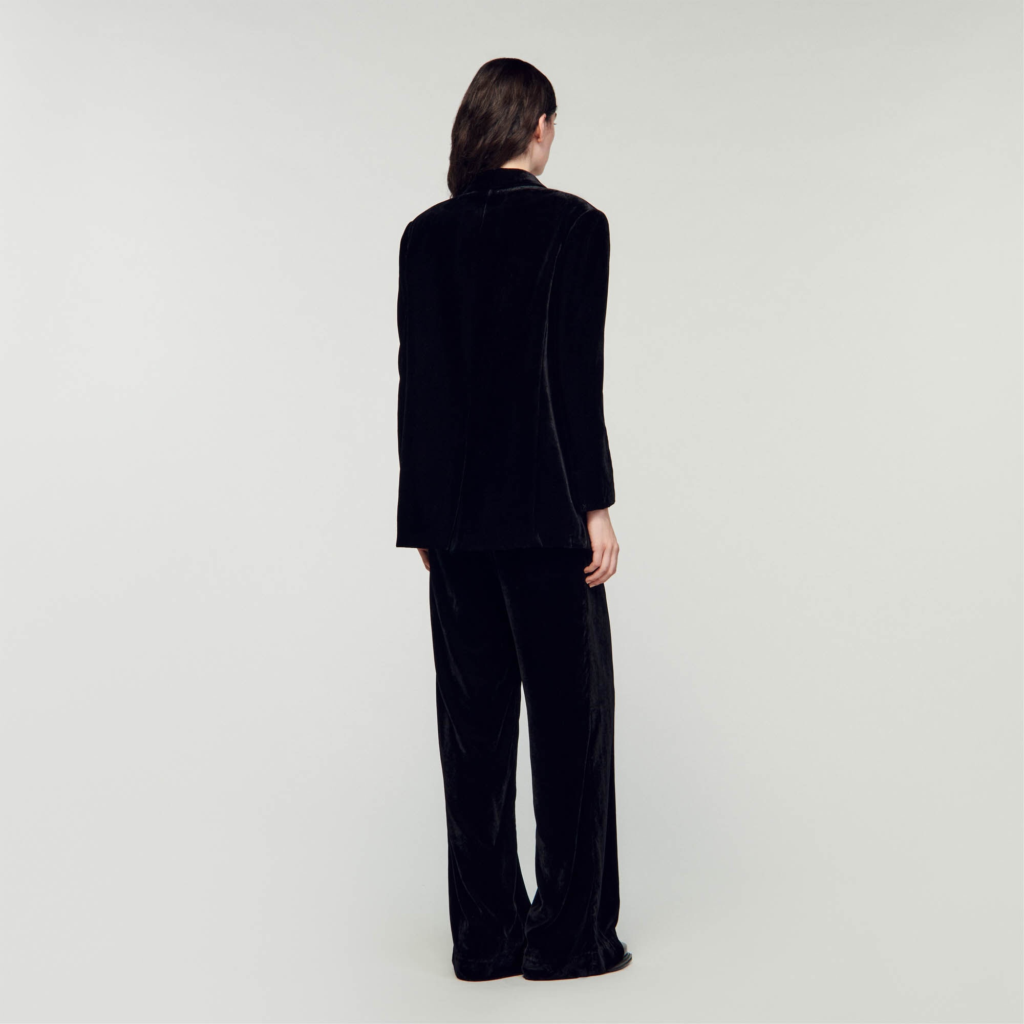 VELVET SUIT JACKET - 6