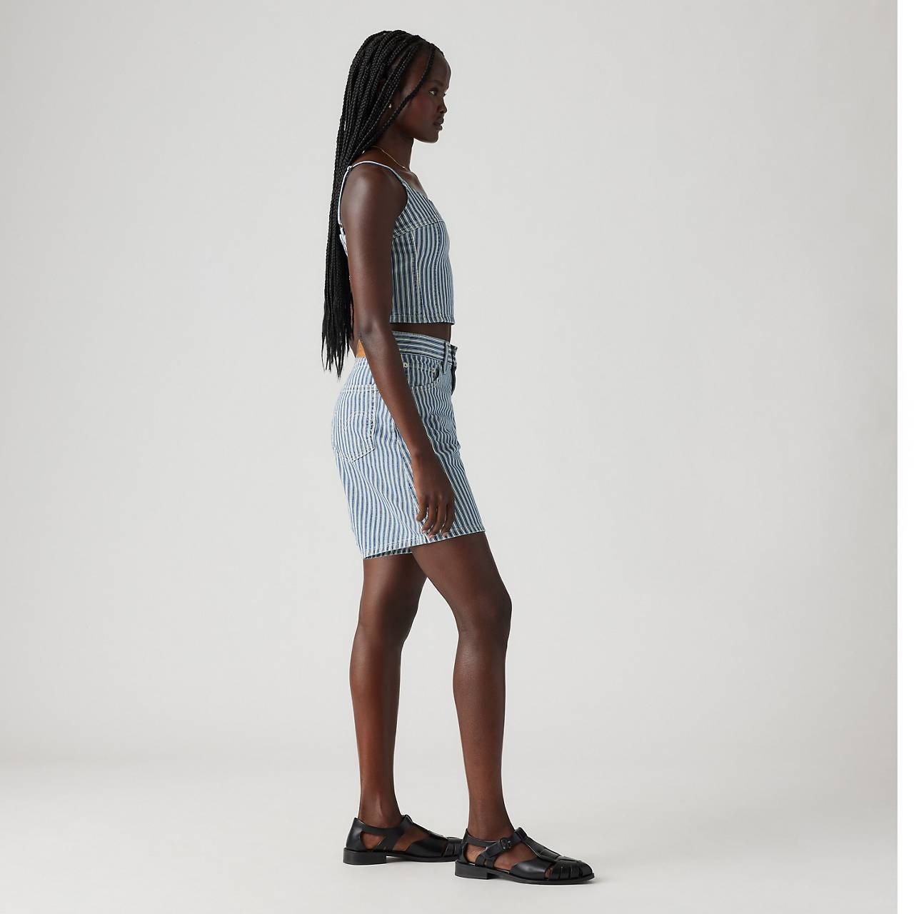 HIGH RISE BAGGY WOMEN'S SHORTS - 6