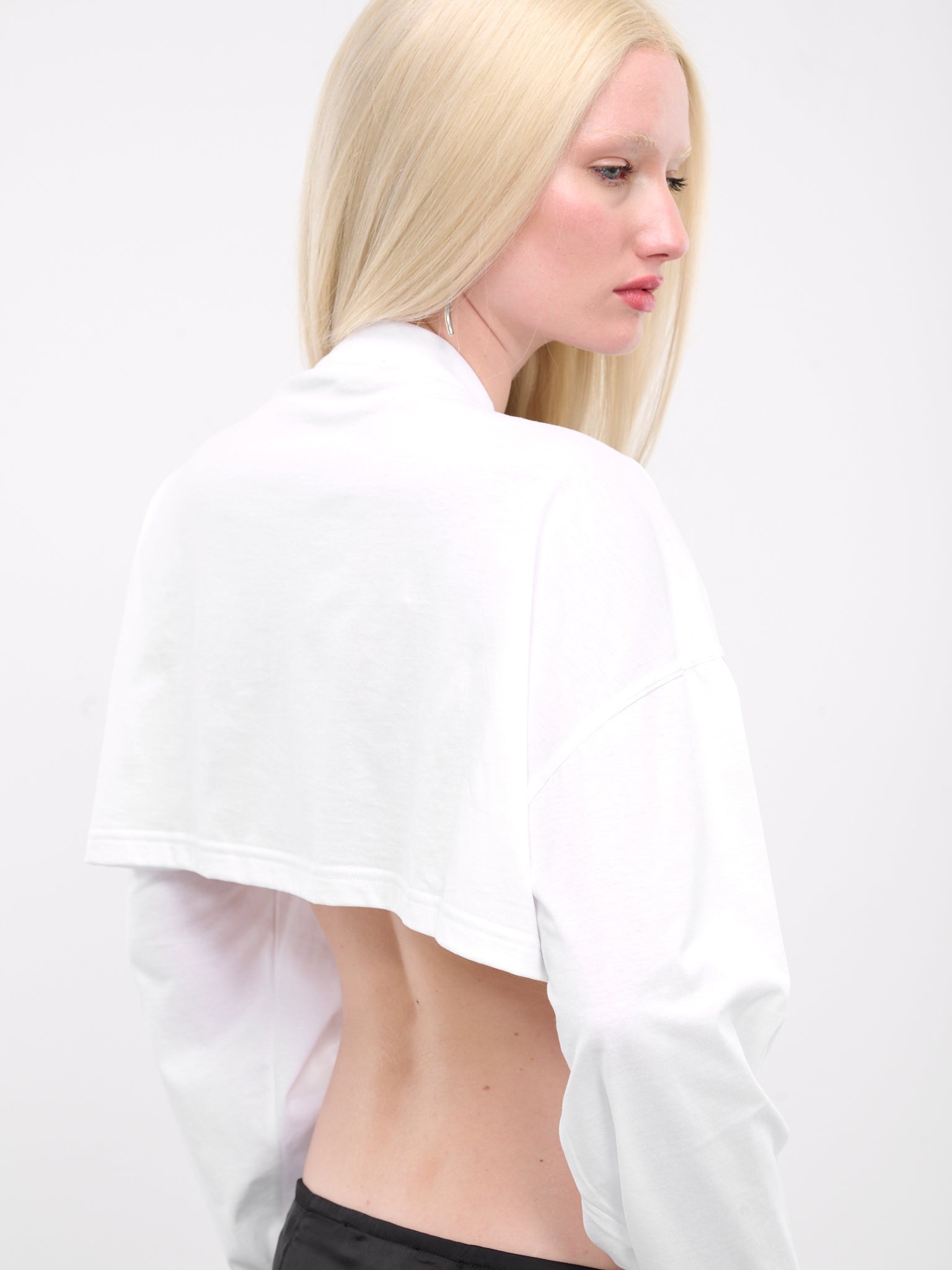 Scrunched Logo Crop Top - 4