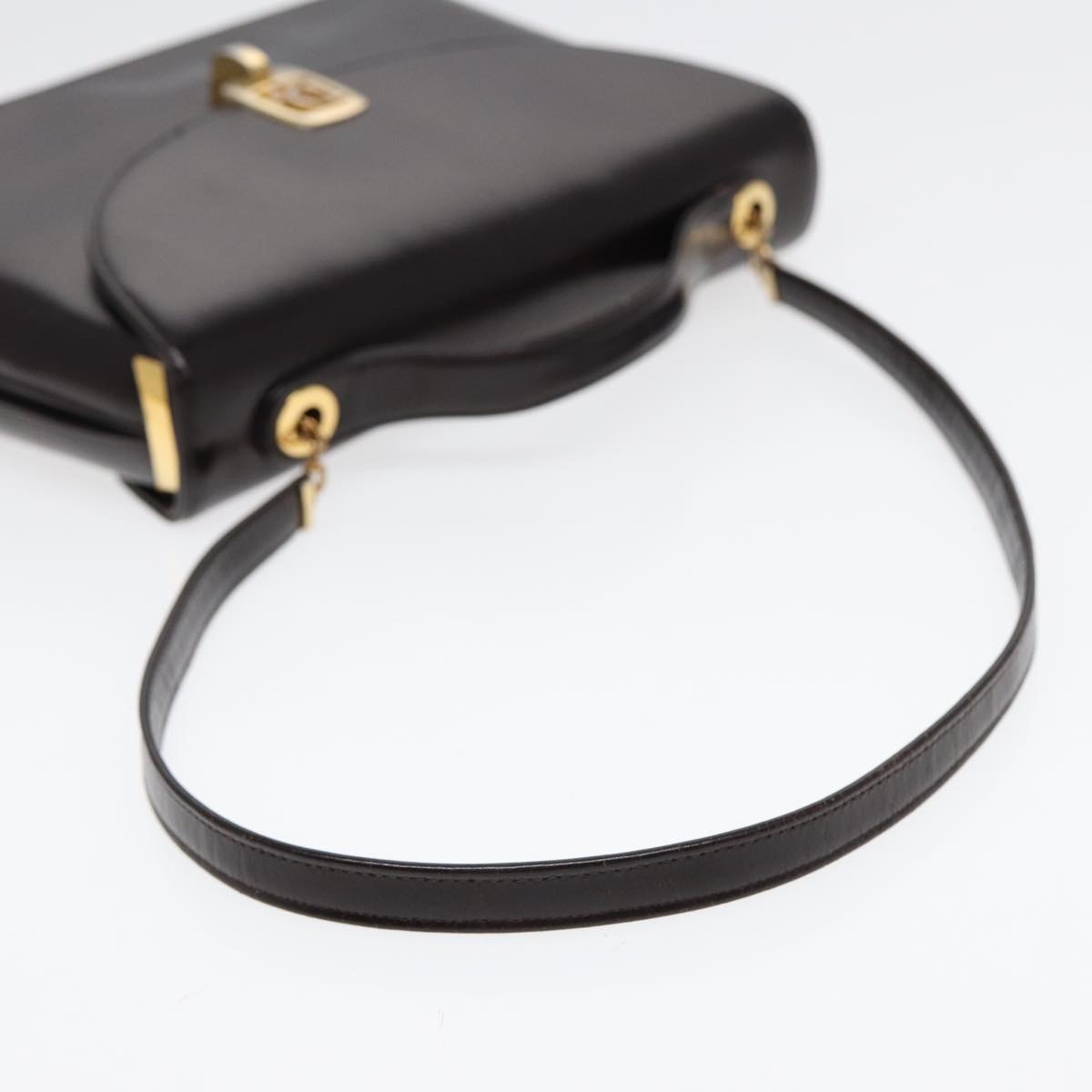 DIOR Hand Bag Leather Brown Gold - 8