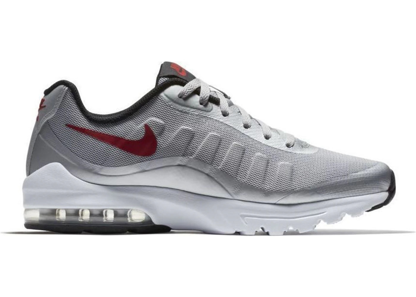 Nike Air Max Invigor Wolf Grey Varsity Red Black - 1