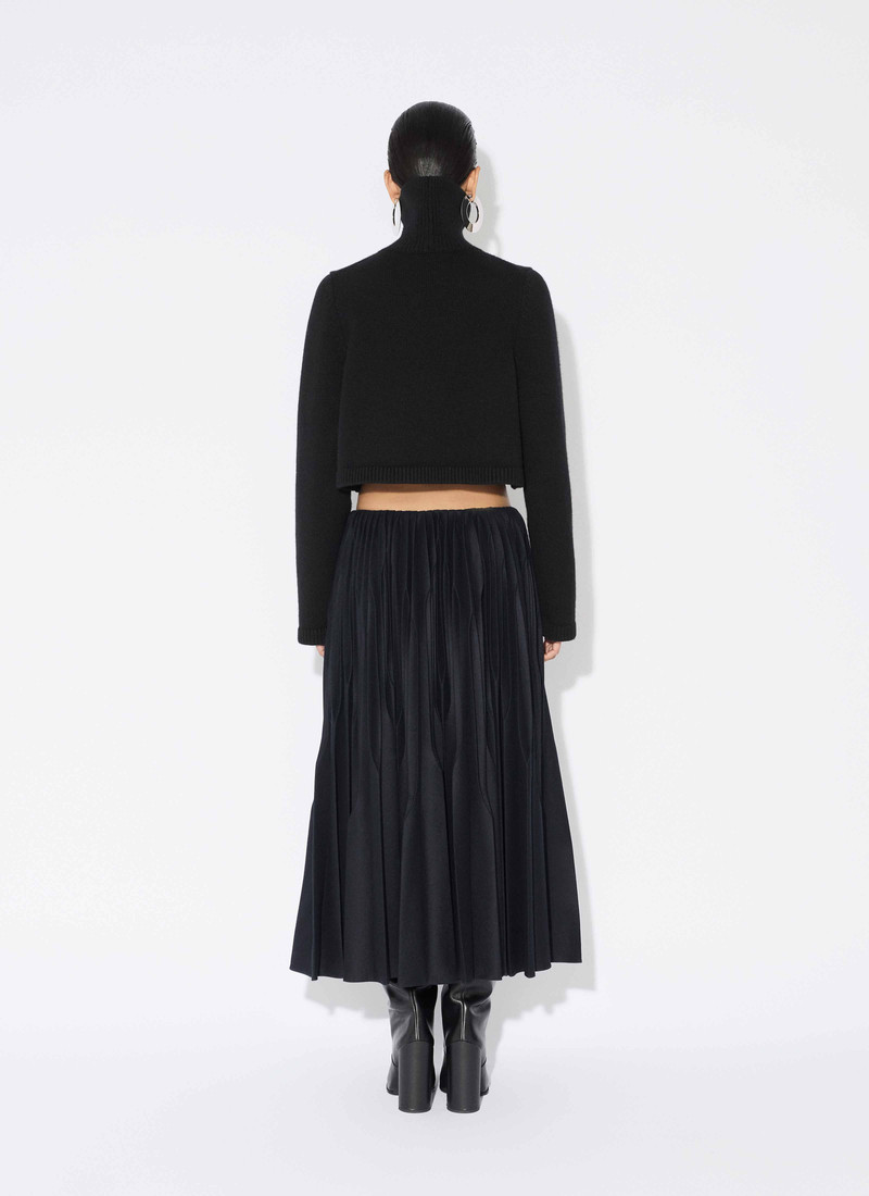 Alaïa CASHMERE KNIT CROPPED JUMPER outlook