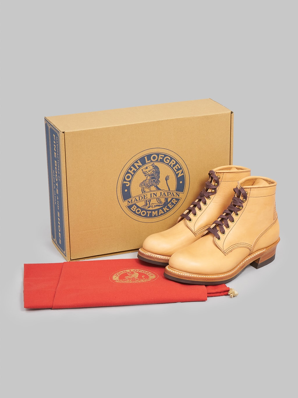 John Lofgren Steel Gang SW Boots Badalassi Carlo Vegetable Tanned Leather Bone - 11