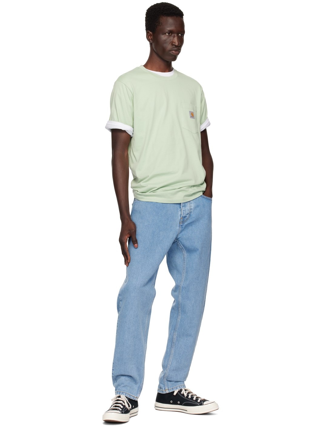 Green Pocket T-Shirt - 4
