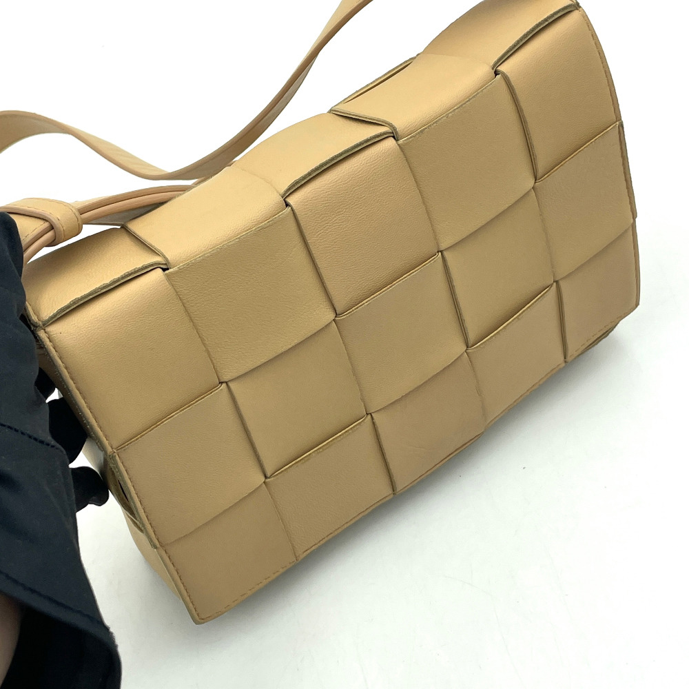 Bottega - Bottega Veneta Beige Cassette Crossbody Bag - 3