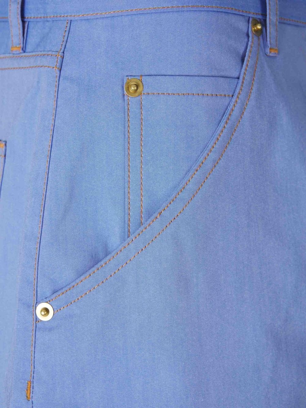 folded-edge tapered trousers - 3