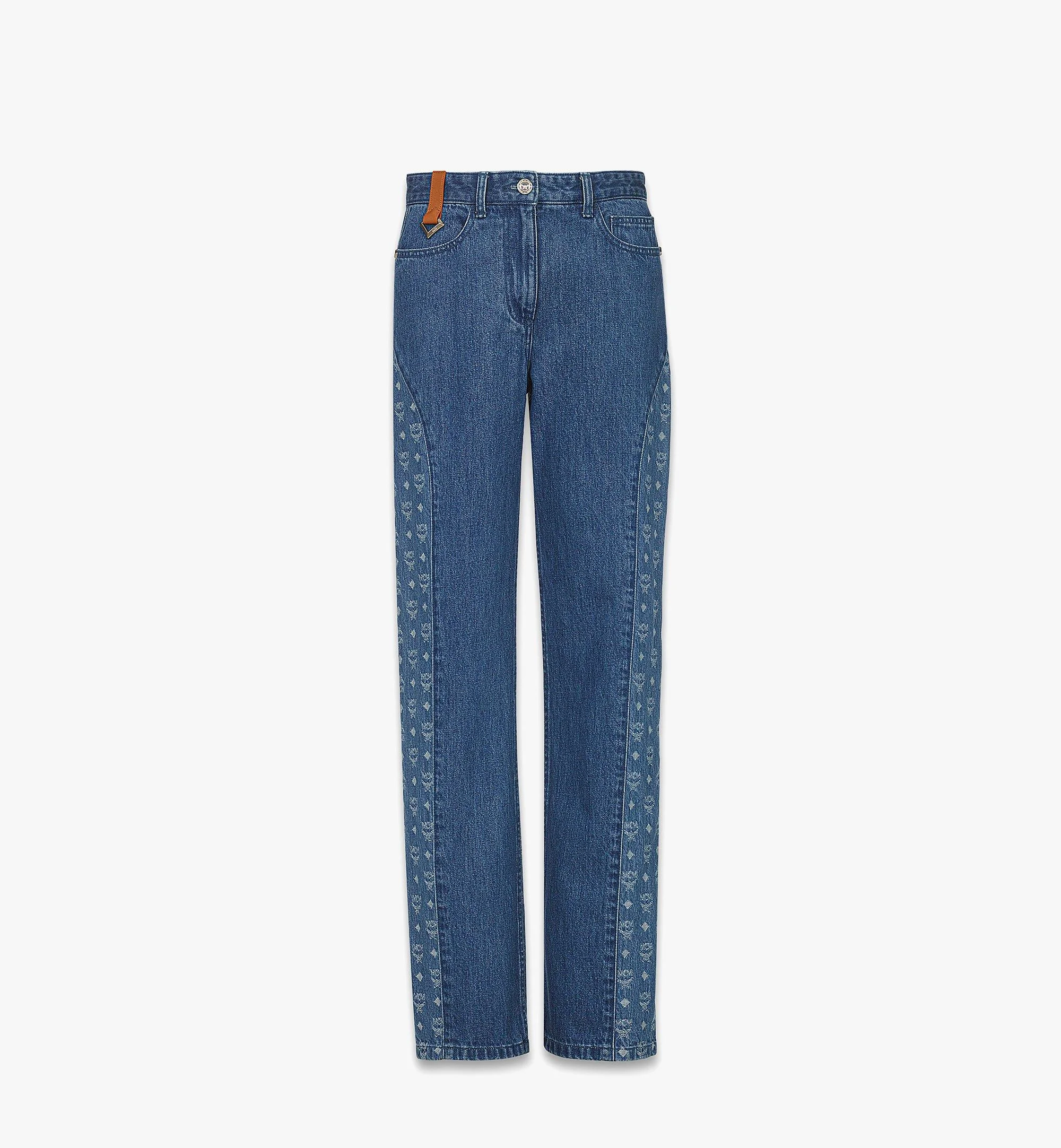 Monogram Jeans in Denim Jacquard - 1