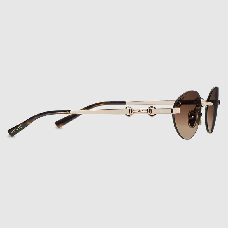 GUCCI Frameless oval sunglasses outlook