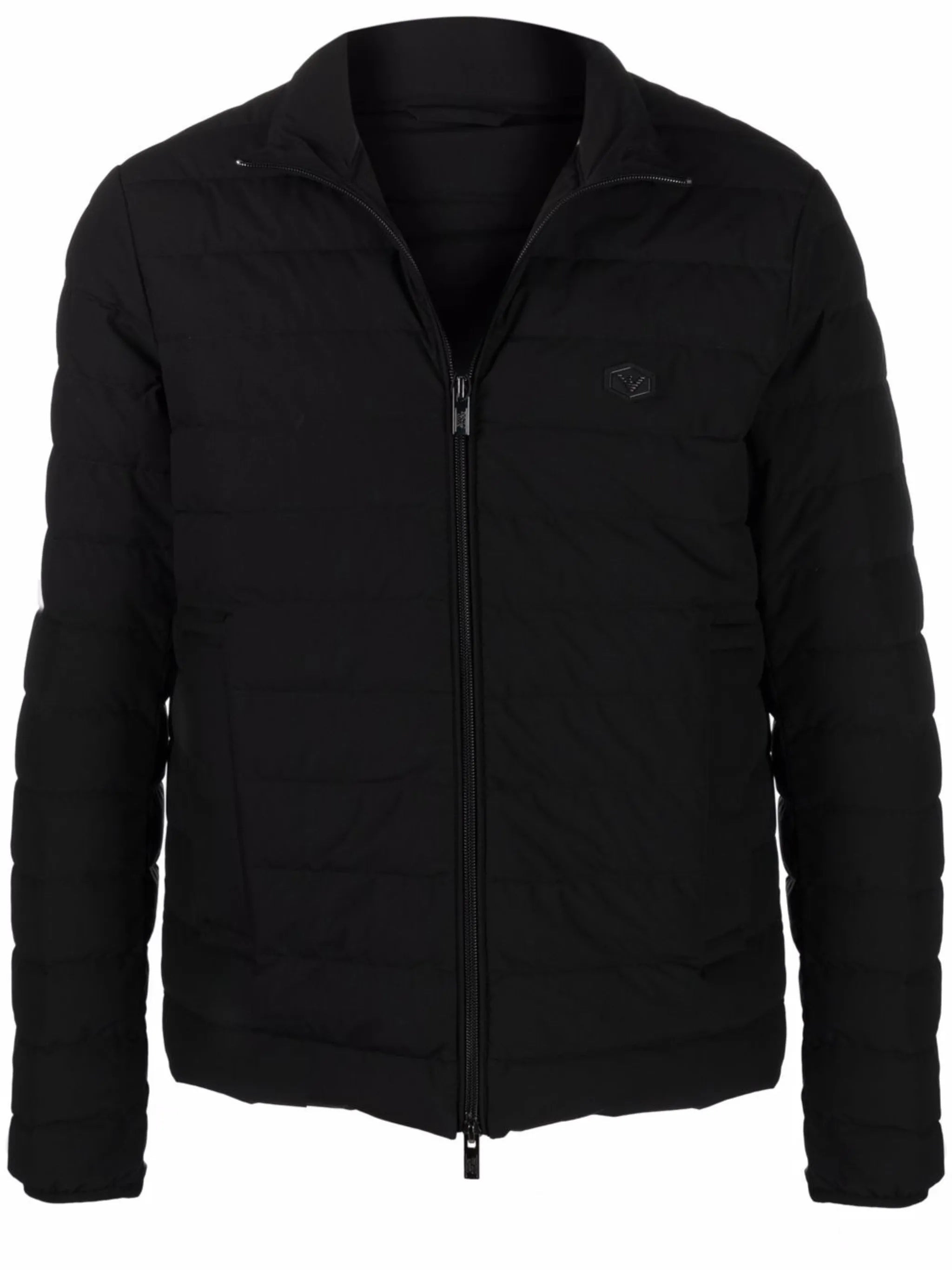Emporio Armani Padded Logo-patch Jacket - 1