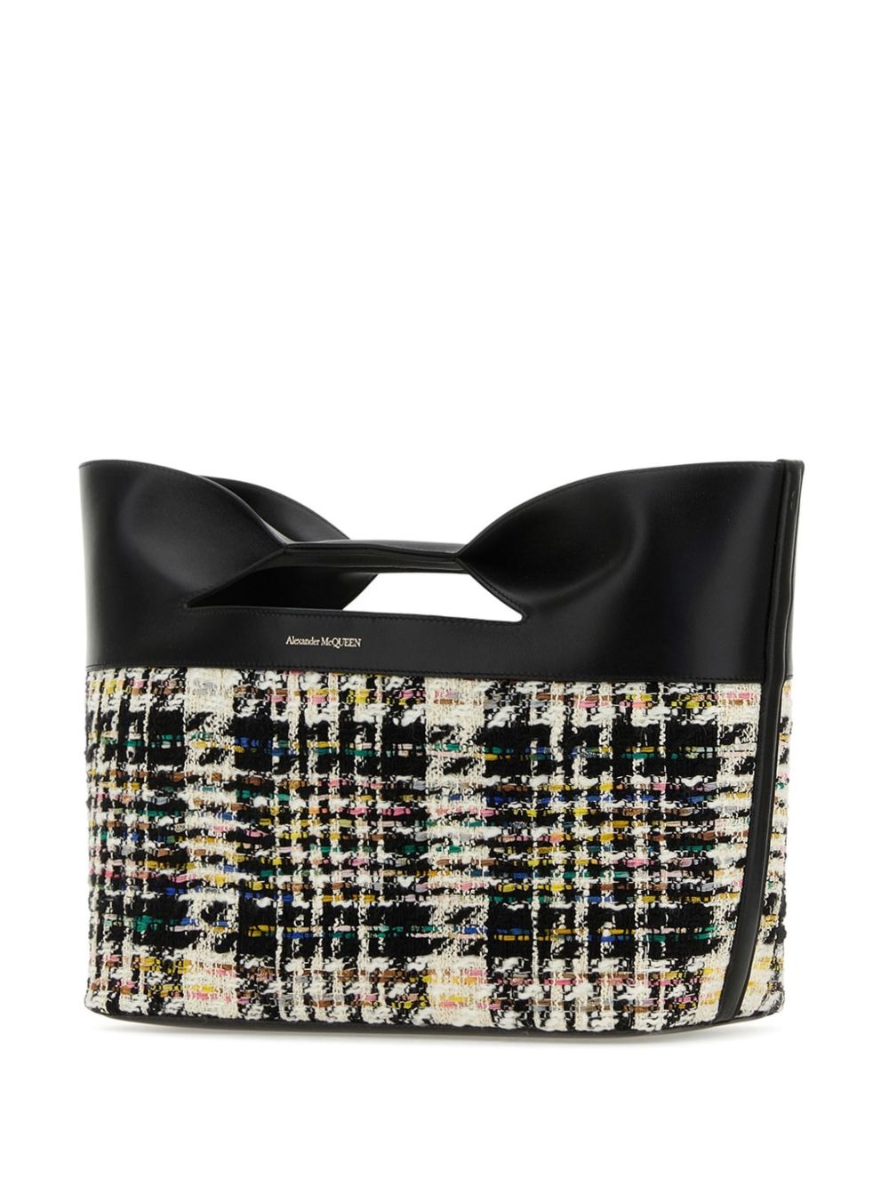 small The Bow tweed tote bag - 3