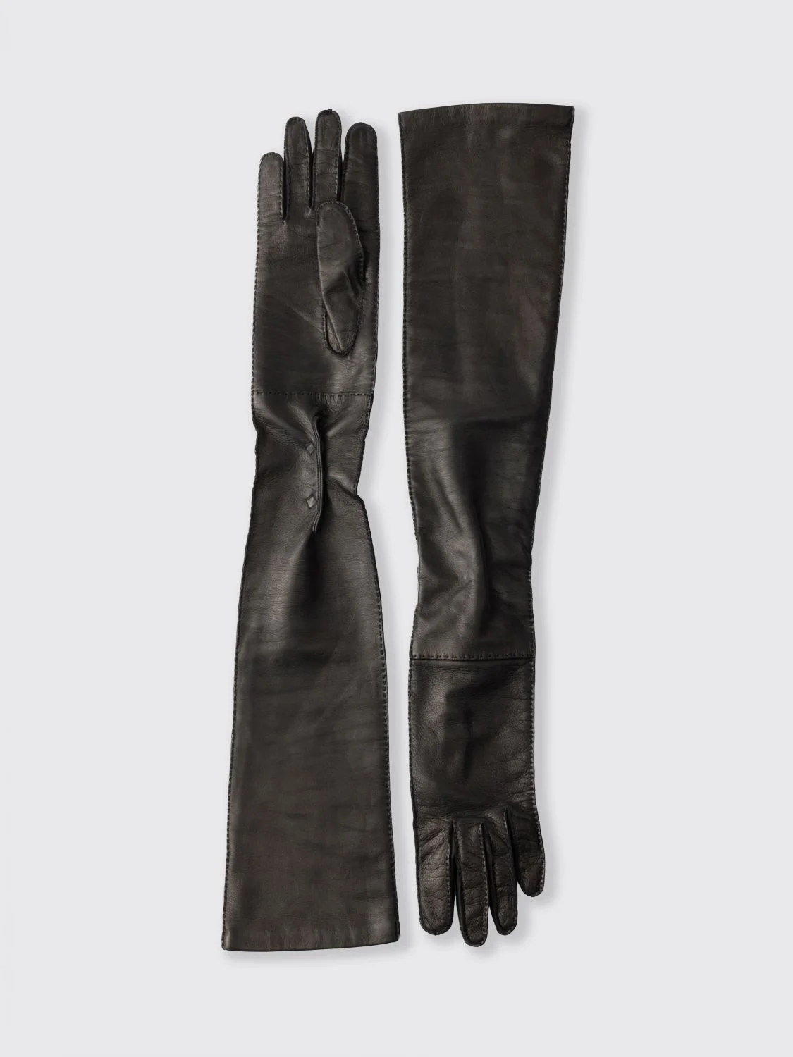 Prada Women Prada Long Nappa Leather Gloves - 1