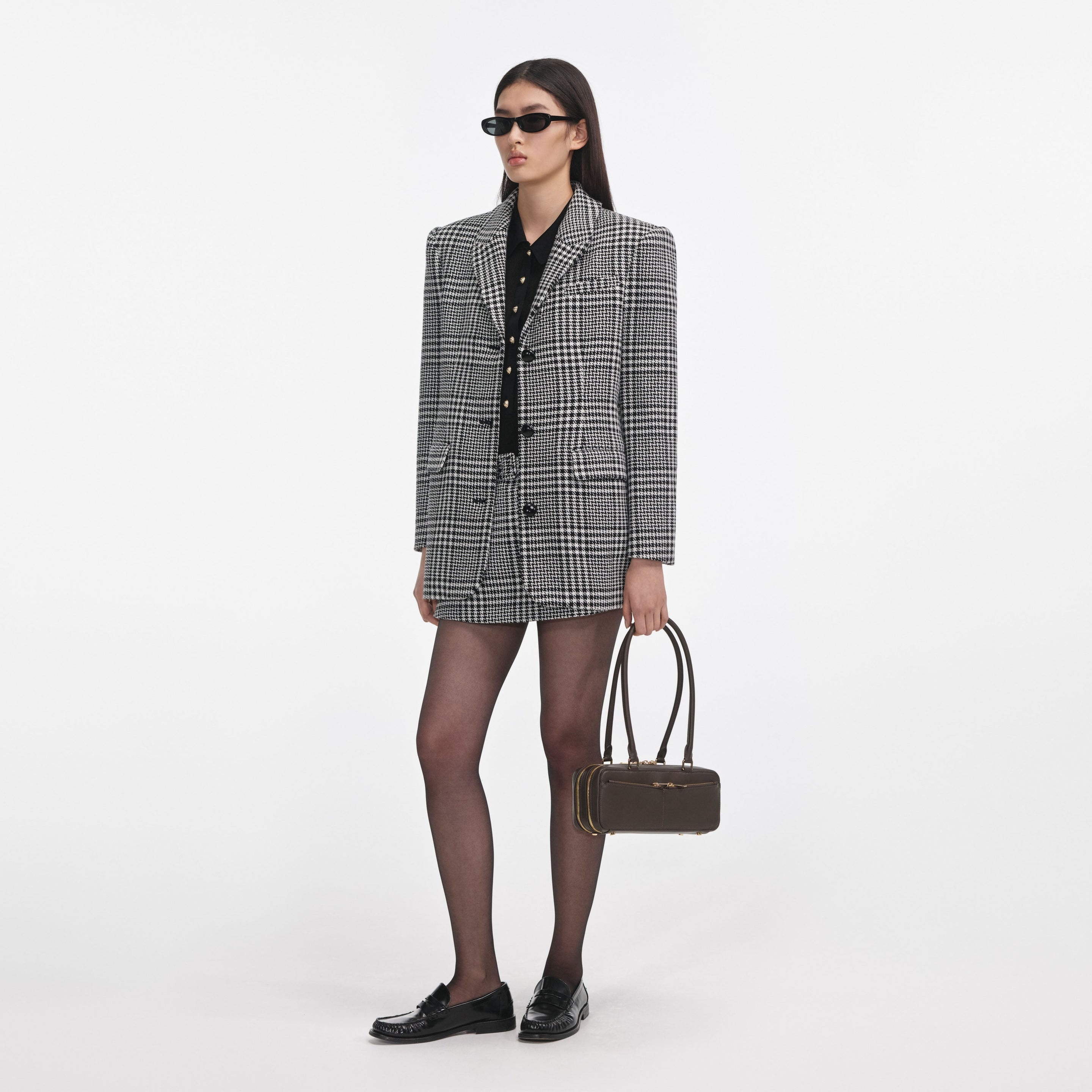 Houndstooth Blazer - 2