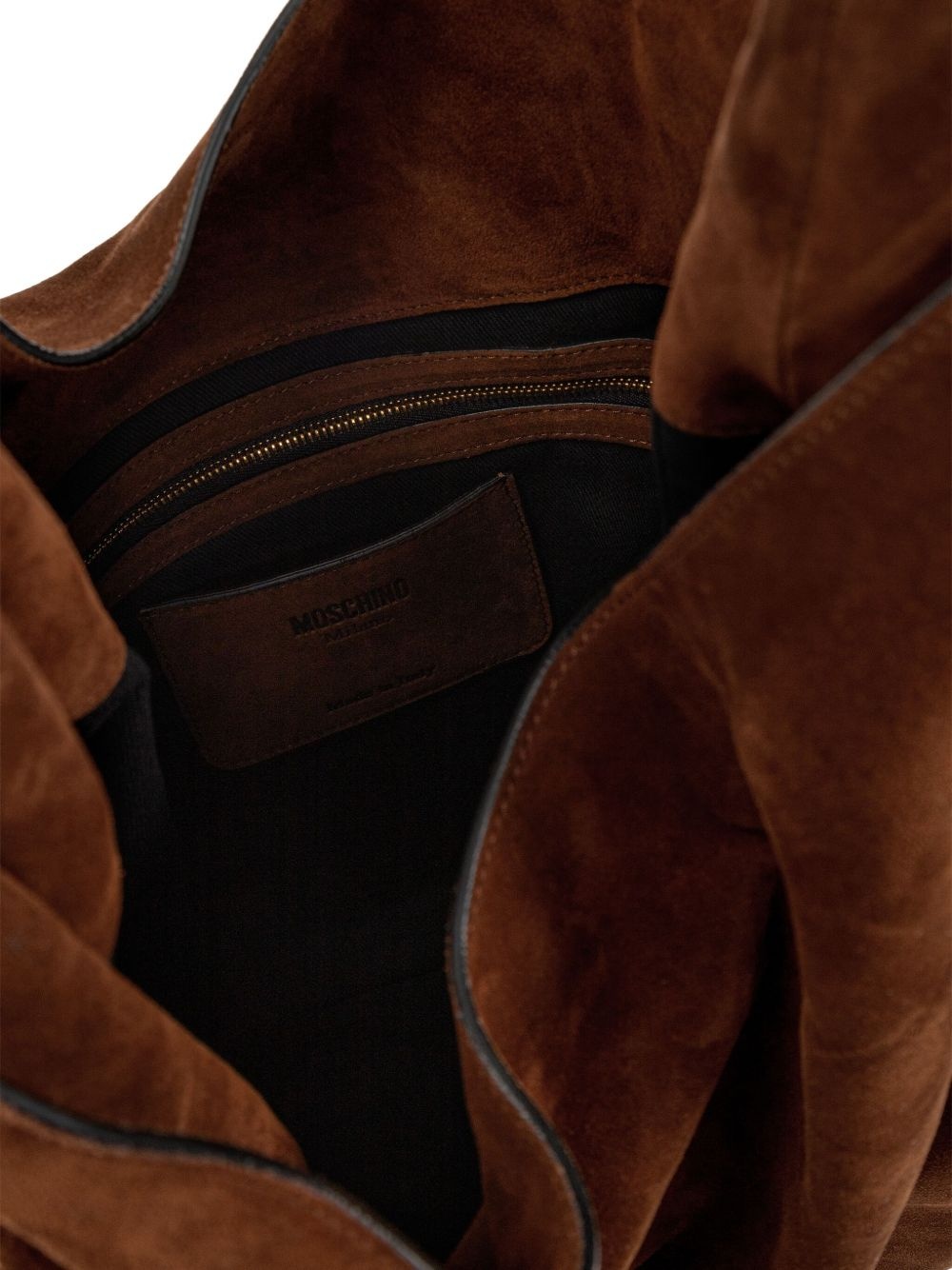 suede tote bag - 3