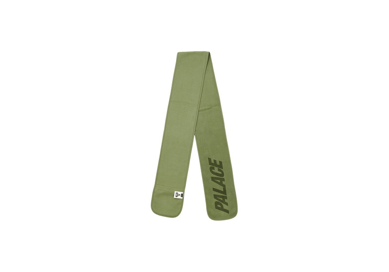 PALACE POLARTEC LAZER SCARF OLIVE outlook