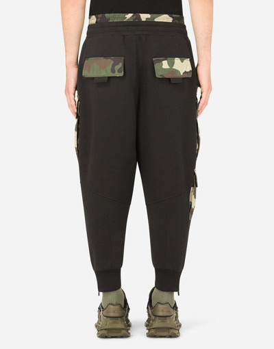 Dolce & Gabbana Jogging pants with camouflage-print details outlook