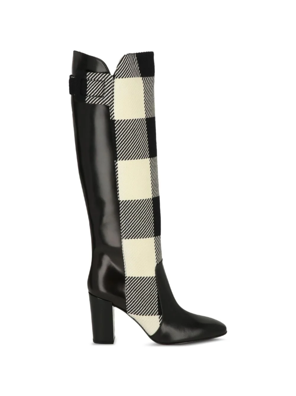 chequered boots - 1