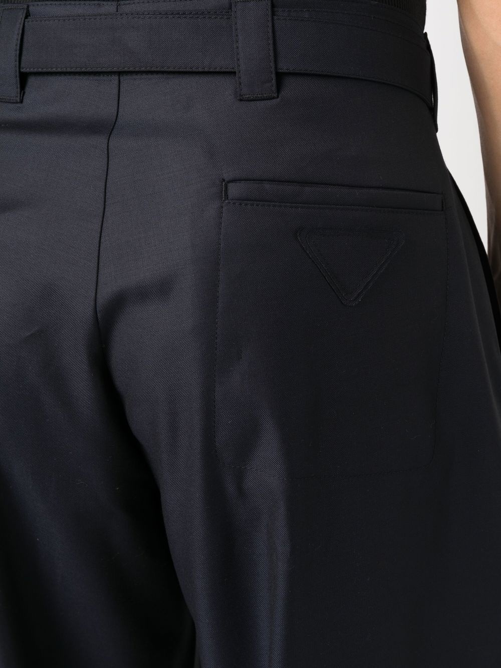 belted tailored trousers - 5