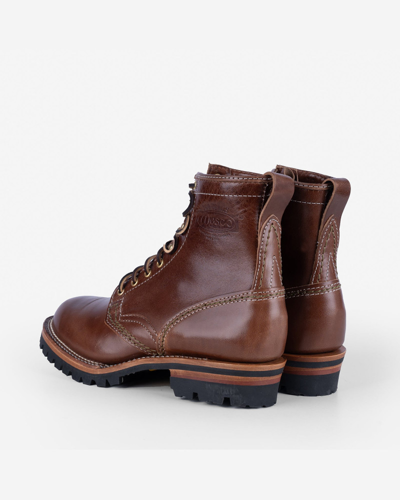 Iron Heart IHWE-JMHH-BRN Iron Heart Int'l x Wesco® - 8" Horween Horsehide Jobmaster® Boot - Brown outlook