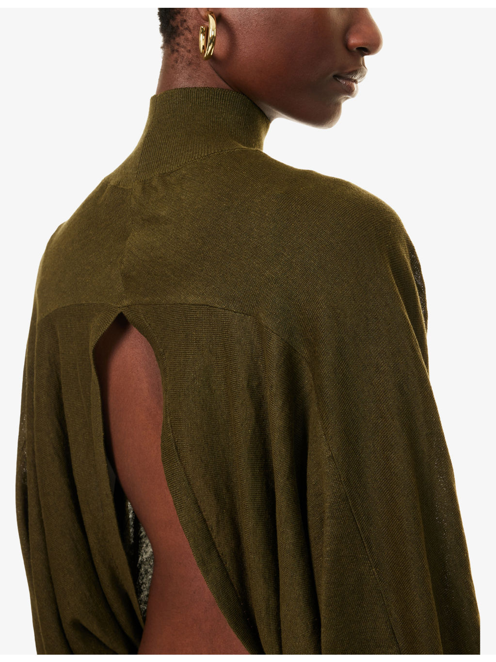 Batwing Linen-Knit Jumper - 5