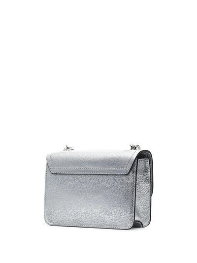 Moschino M logo-plaque shoulder bag outlook