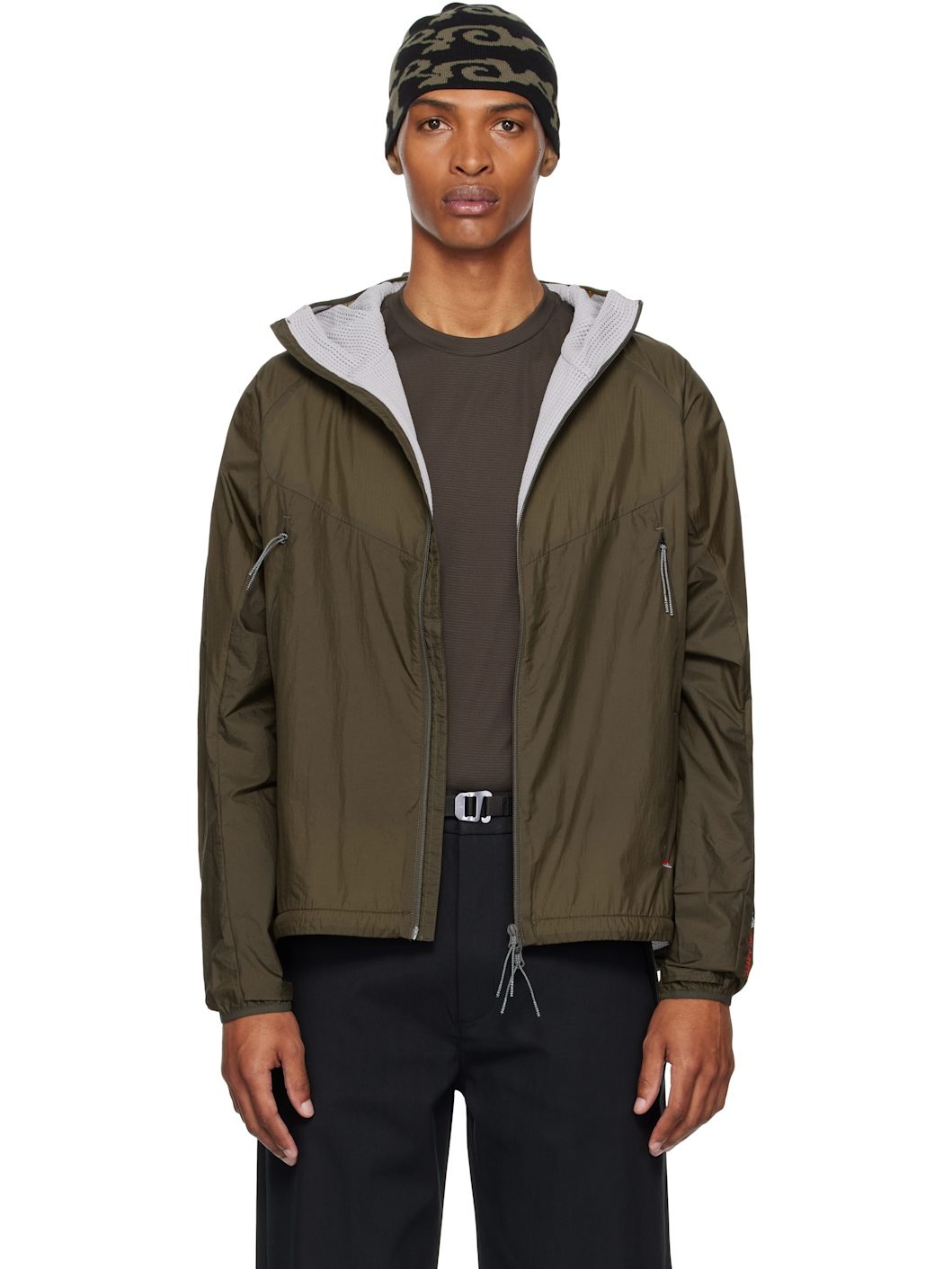 Khaki Lightweight Insulated Jacket - 1