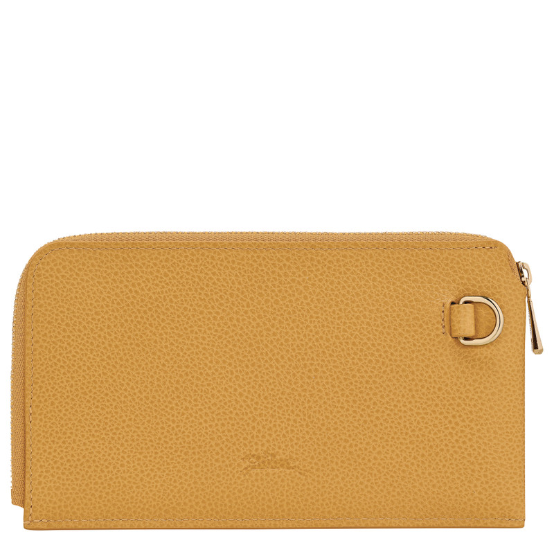 Longchamp Le Foulonné Pouch Nutmeg - Leather outlook