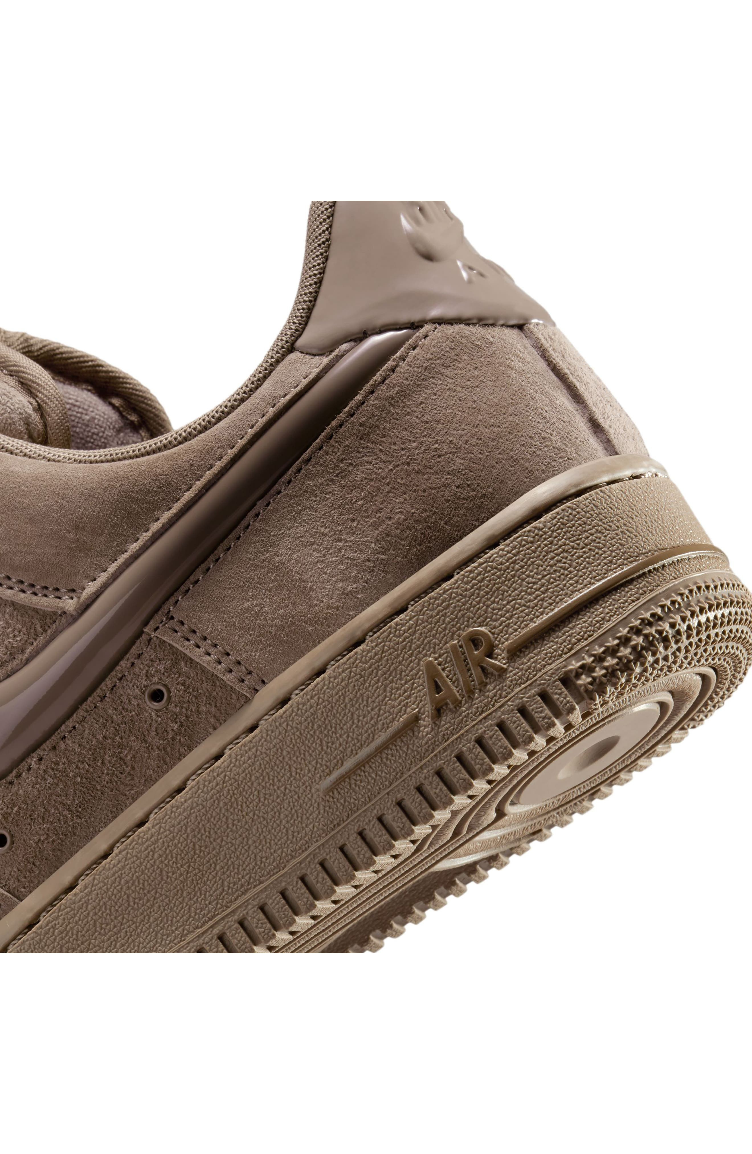 Nike Air Force 1 '07 Basketball Sneaker in Mink Brown/Mink Brown/Black at Nordstrom - 7