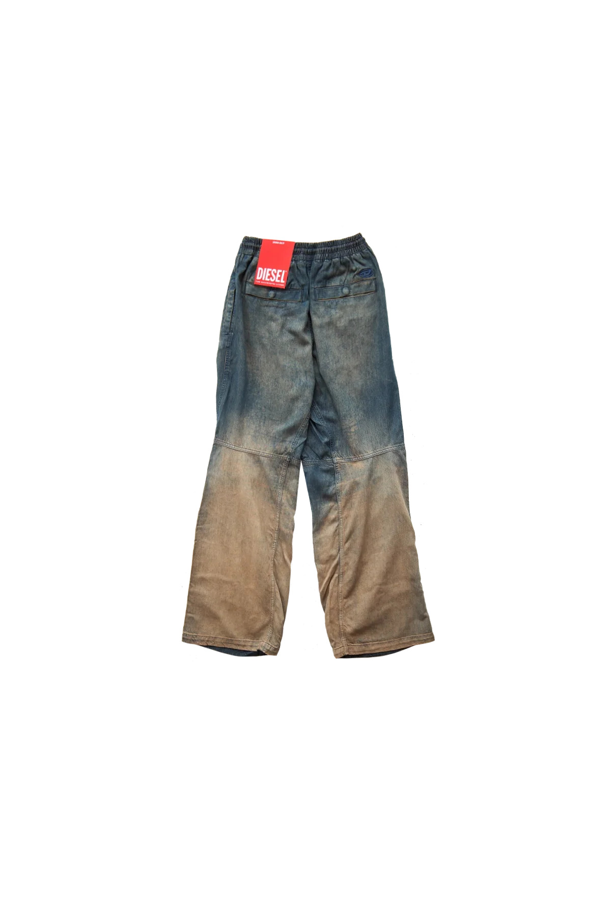 Diesel Relaxed Dégradé Drawstring Jeans D-Pari Blue - 2