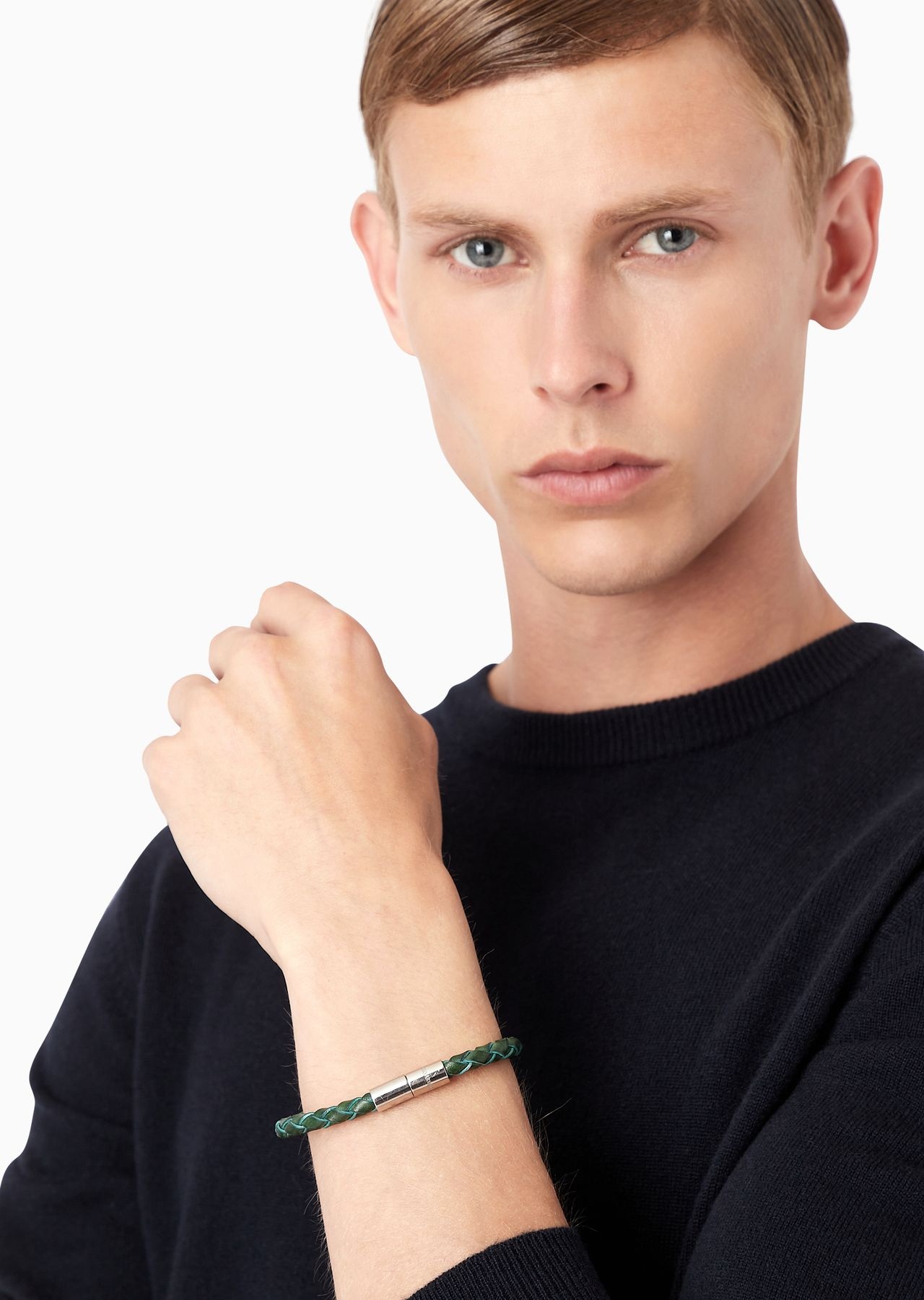 Plaited leather bracelet - 3