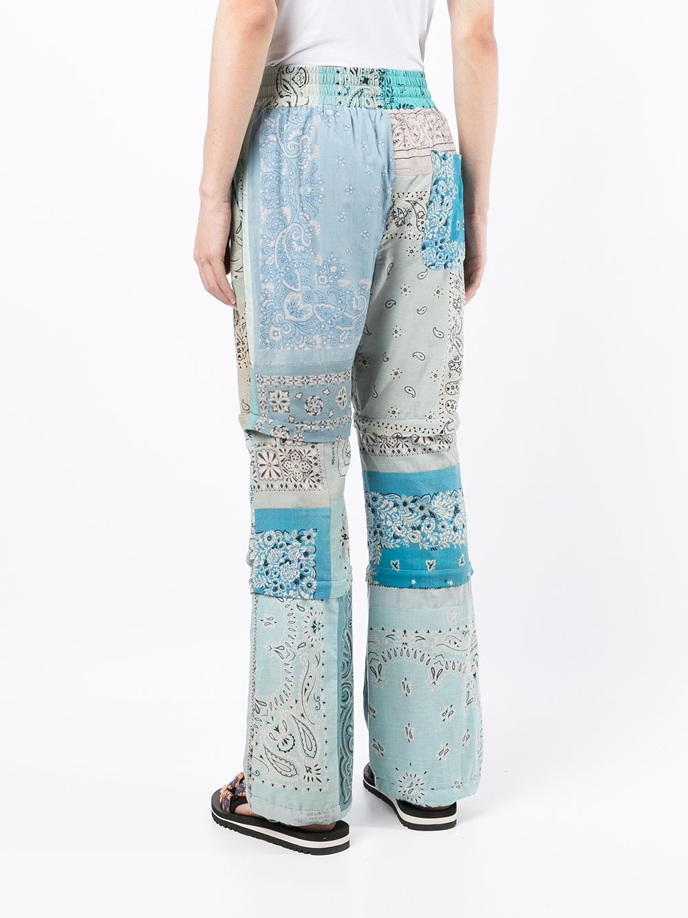 BANDANA-PRINT STRAIGHT TROUSERS - 5