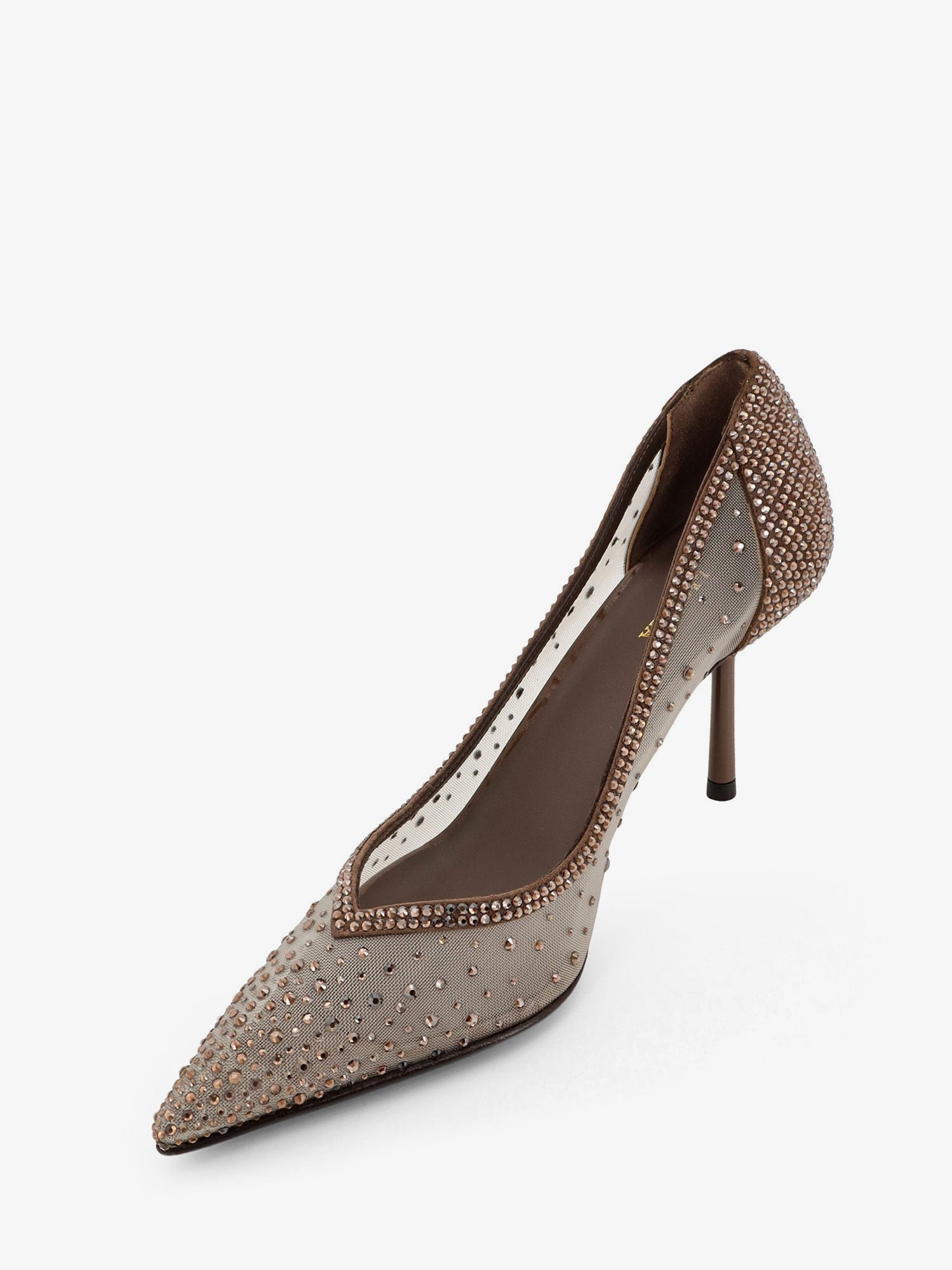 LE SILLA - Le Silla Nicole Mesh Pumps With Rhinestones - 4