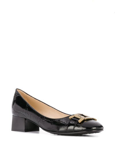 Tod's square toe pumps outlook