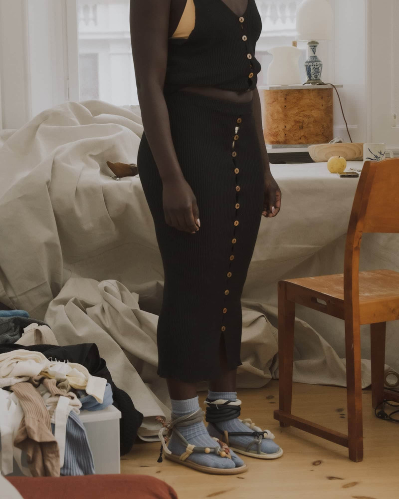 BASERANGE Oder Skirt
                  - Linen outlook