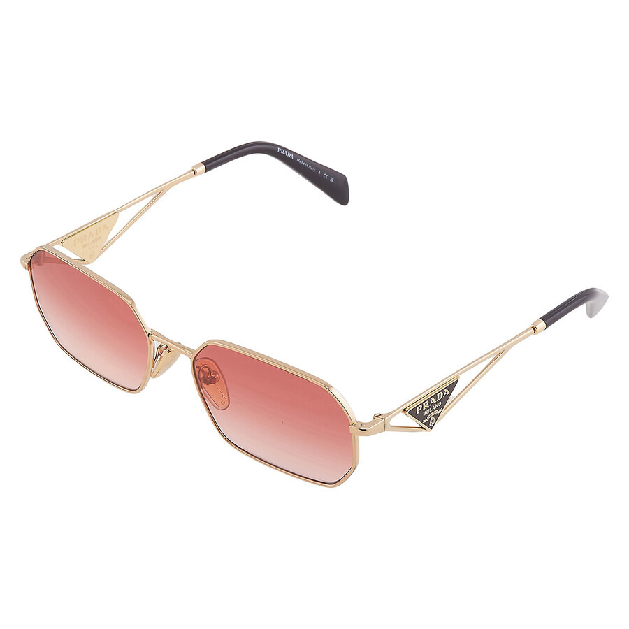 Prada Red Gradient Geometric Ladies Sunglasses PR A51S 5AK40C 58 - 3