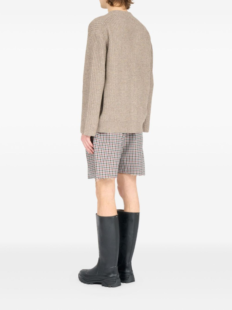button-up textured cardigan 6