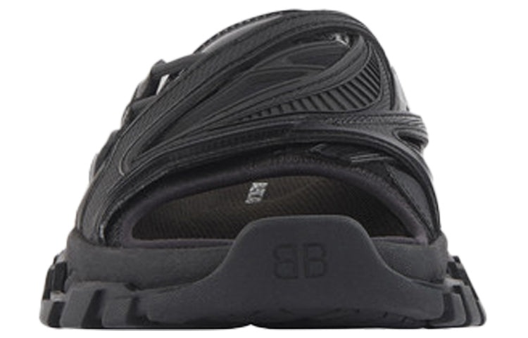 (WMNS) Balenciaga Track Slide Sandal 'Black' 618084W2NA11000 - 4
