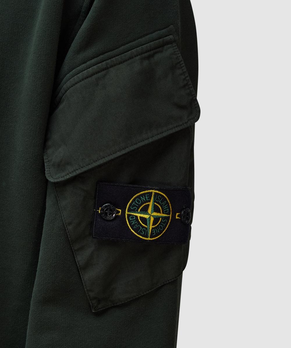 Garment dyed pocket sweater - 4