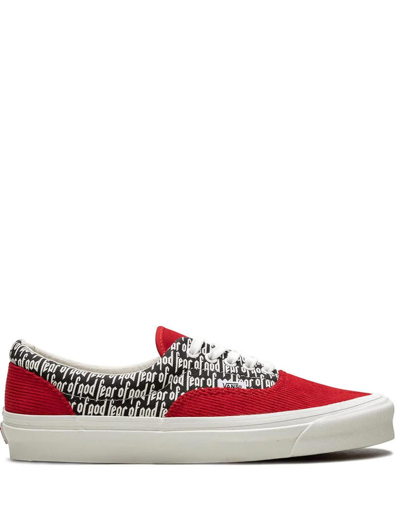 VANS VN0A3MQ5PZO Red/Corduroy Furs & Skins->Leather - 1