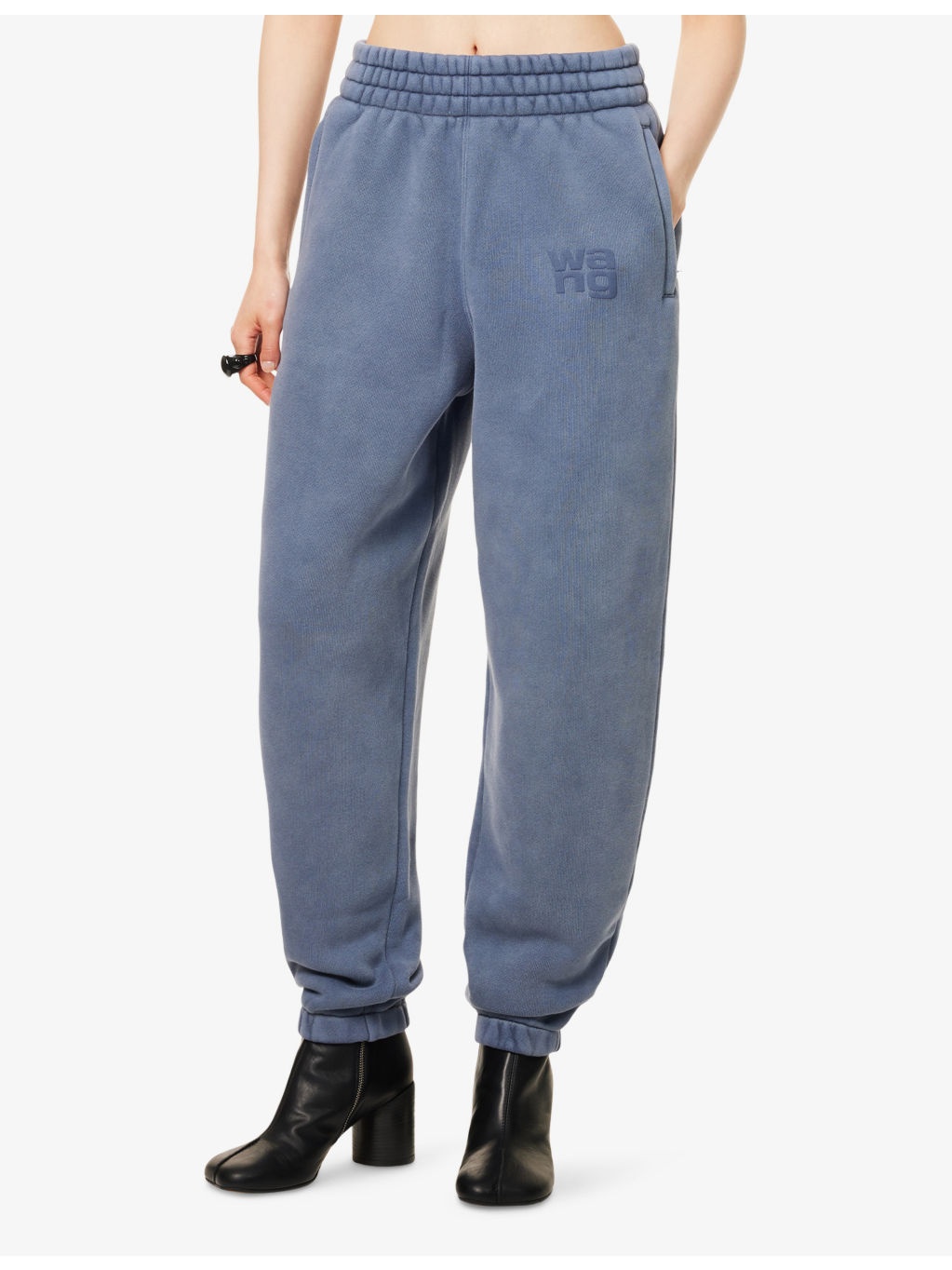 Terry Classic Logo-Embroidered Cotton-Blend Jogging Bottoms - 3